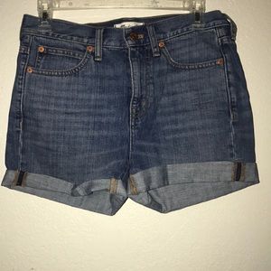 Denim shorts